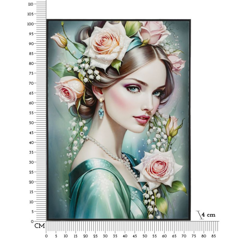 Tela laccata fantasia A – Esplosione creativa sul muro (72 x 4 x 102 cm)