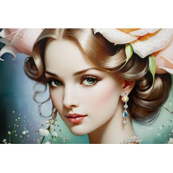 Toile laquée fantaisie B – Colori e originalità decorativa (72 x 4 x 102 cm)