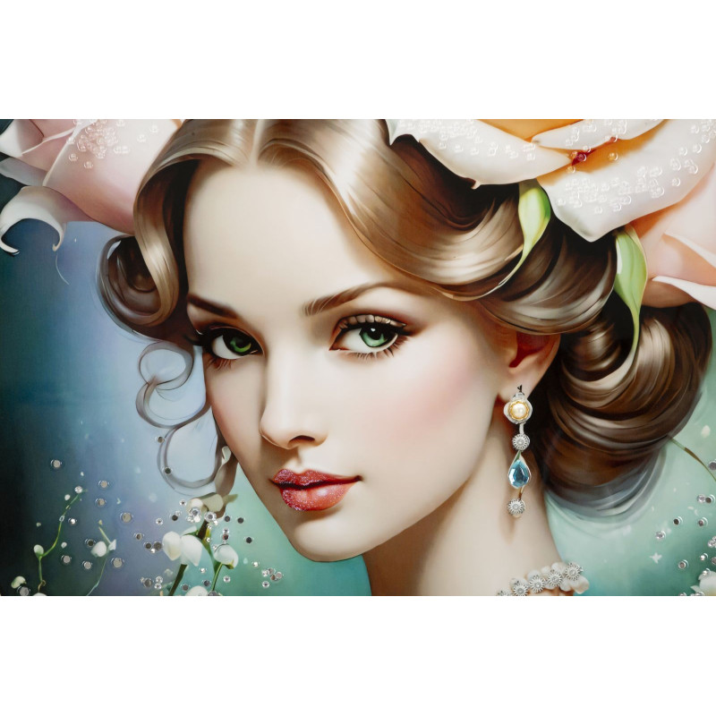 Toile laquée fantaisie B – Colori e originalità decorativa (72 x 4 x 102 cm)