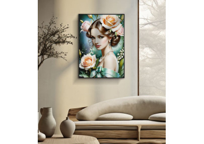 Toile laquée fantaisie B – Couleurs et originalité décorative (72 x 4 x 102 cm)