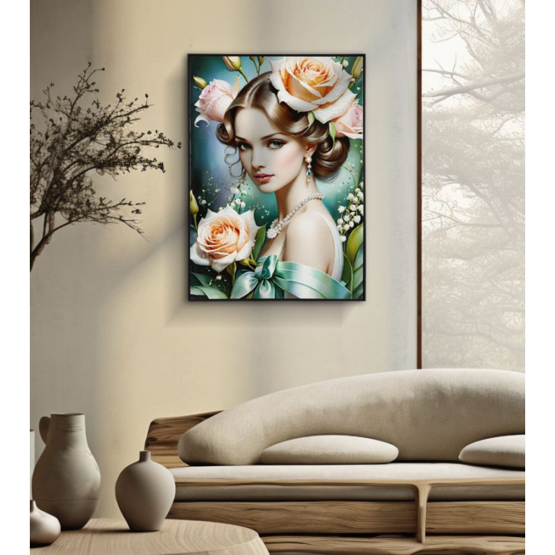 Toile laquée fantaisie B – Colori e originalità decorativa (72 x 4 x 102 cm)