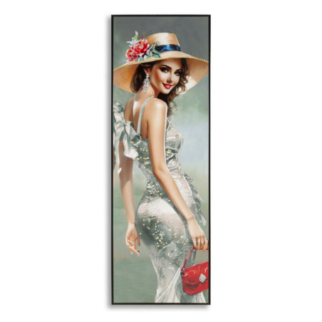 Toile laquée élégante H – Raffinement classique et modernité (52 x 4,5 x 152 cm)