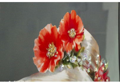 Toile laquée élégante B – Lusso e chic senza tempo (52 x 4,5 x 152 cm)