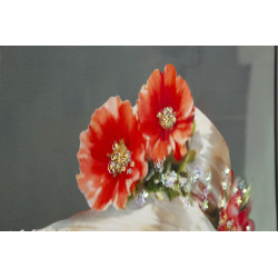 Toile laquée élégante B – Lusso e chic senza tempo (52 x 4,5 x 152 cm)