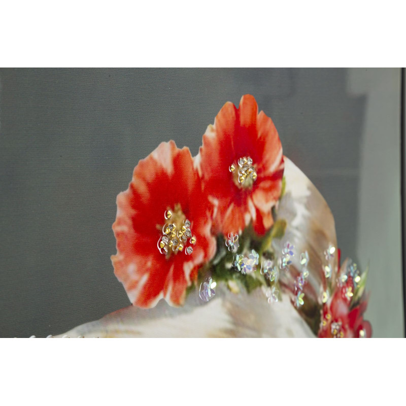 Toile laquée élégante B – Luxe et chic intemporel (52 x 4,5 x 152 cm)