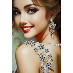 Toile laquée élégante B – Luxe et chic intemporel (52 x 4,5 x 152 cm)