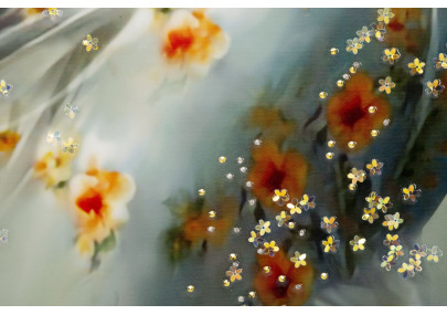 Toile laquée élégante B – Lusso e chic senza tempo (52 x 4,5 x 152 cm)