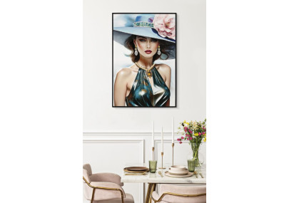 Pintura em tela envernizada PAM A – Design e personalidade (62 x 4 x 92 cm)