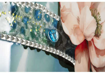 Pittura su tela laccata PAM B – Eleganza e stile murale (62 x 4 x 92 cm)