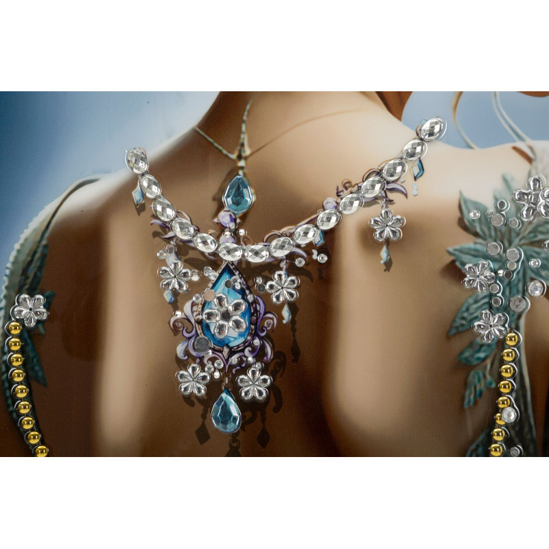 Toile laquée Isabel H – Modernité et sophistication murale (72 x 4 x 102 cm)