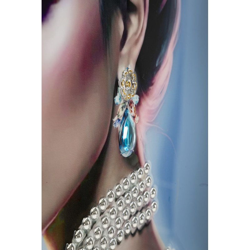 Quadro em tela envernizada Isabel B – Requinte contemporâneo (72 x 4 x 102 cm)