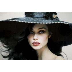 Pittura su tela laccata Dori A – Creatività e design da parete (62 x 4 x 92 cm)