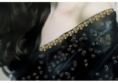 Pittura su tela laccata Dori A – Creatività e design da parete (62 x 4 x 92 cm)