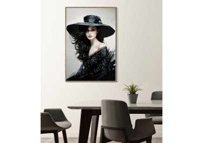 Pintura em tela envernizada Dori A – Criatividade e design de parede (62 x 4 x 92 cm)