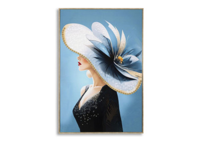 Pittura su tela laccata B – Eleganza e armonia (62 x 4 x 92 cm)