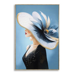 Pintura em tela envernizada B – Elegância e harmonia (62 x 4 x 92 cm)