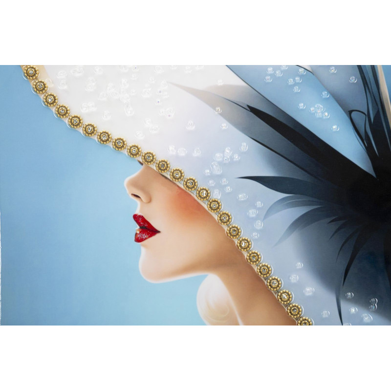 Pintura em tela envernizada B – Elegância e harmonia (62 x 4 x 92 cm)