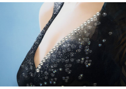 Pittura su tela laccata B – Eleganza e armonia (62 x 4 x 92 cm)