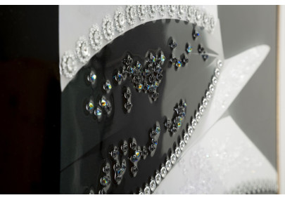 Pittura su tela laccata Marty H – Arte murale accattivante e moderna (62 x 4 x 92 cm)