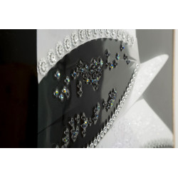 Pintura sobre lienzo lacado Marty H – Cautivador y moderno arte mural (62 x 4 x 92 cm)