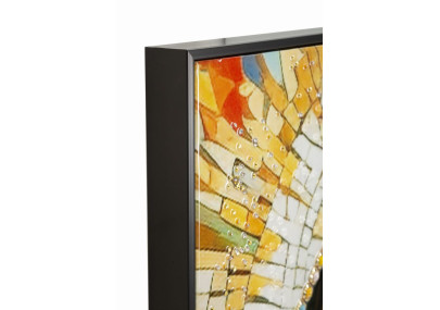 Quadro em tela envernizada MADENE A – Elegância contemporânea XXL (72 x 4 x 102 cm)