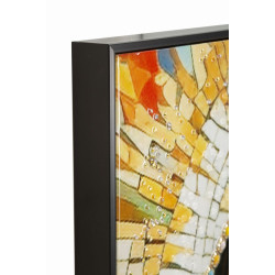 Tableau sur toile laquée MADENE A – Élégance contemporaine XXL (72 x 4 x 102 cm)