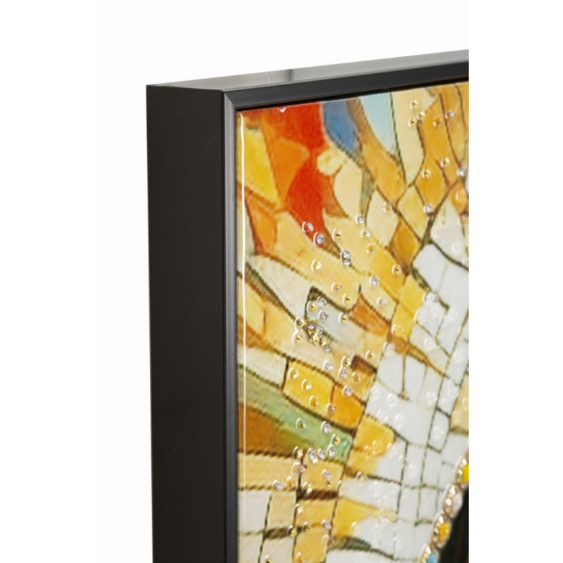 **Italiano:**

Quadro su tela laccata MADENE A – Eleganza contemporanea XXL (72 x 4 x 102 cm)