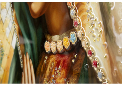 **Italiano:**

Quadro su tela laccata MADENE A – Eleganza contemporanea XXL (72 x 4 x 102 cm)