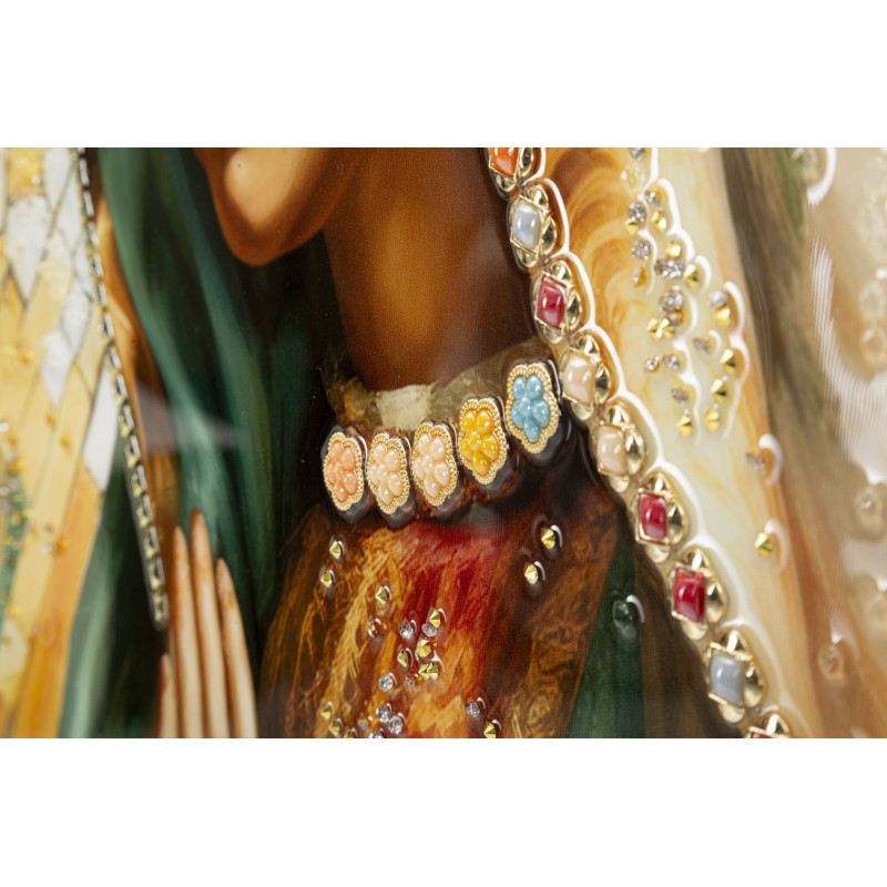 **Italiano:**

Quadro su tela laccata MADENE A – Eleganza contemporanea XXL (72 x 4 x 102 cm)