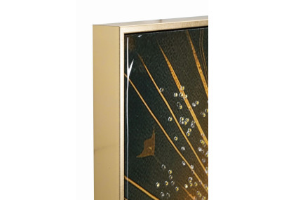 Tableau sur toile laquée MADENE B – Style et raffinement mural (72 x 4 x 102 cm)