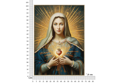 Quadro su tela laccata MADENE B – Stile e raffinatezza murale (72 x 4 x 102 cm)