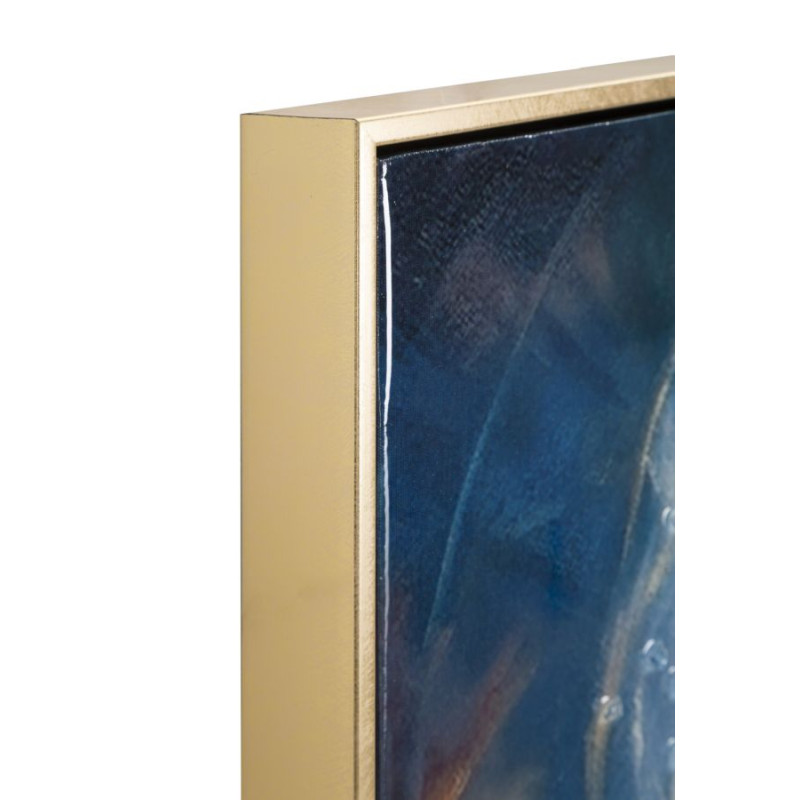 Jésus peint sur toile laquée avec cadre – Spiritualité et design (72 x 4 x 102 cm)