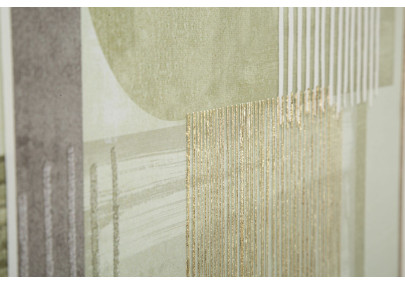 Impreso en lienzo H – Minimalismo y elegancia mural (60 x 3 x 60 cm)