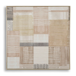 Impresión en lienzo B – Estilo contemporáneo y sutil (60 x 3 x 60 cm)