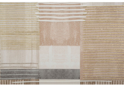 Impressão em tela B – Estilo contemporâneo e subtil (60 x 3 x 60 cm)