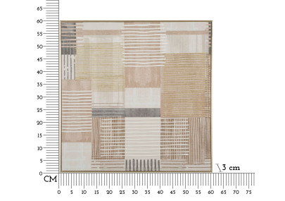 Impressão em tela B – Estilo contemporâneo e subtil (60 x 3 x 60 cm)