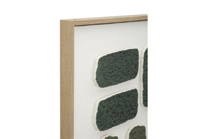 Pittura 3D su tela incorniciata H – Profondità e impatto visivo (60 x 2,9 x 80 cm)