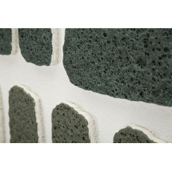 Pintura 3D em tela com moldura H – Profundidade e impacto visual (60 x 2,9 x 80 cm)