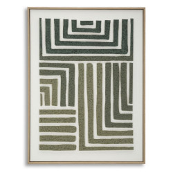 Pintura 3D em tela com moldura B – Efeito espetacular e moderno (60 x 2,9 x 80 cm)