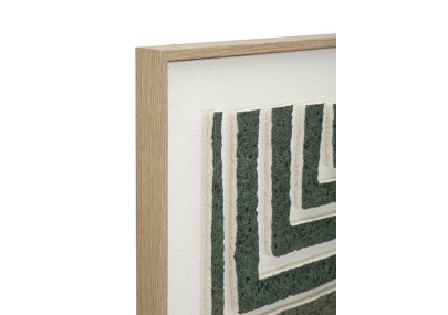 Pintura 3D em tela com moldura B – Efeito espetacular e moderno (60 x 2,9 x 80 cm)