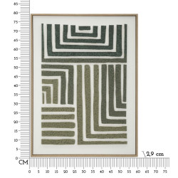 Pittura 3D su tela incorniciata B – Effetto spettacolare e moderno (60 x 2,9 x 80 cm)