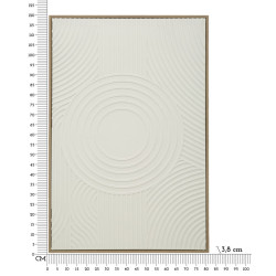 Peinture sur toile Simplicité A – Sobriété et finesse XXL (80 x 3,8 x 120 cm)