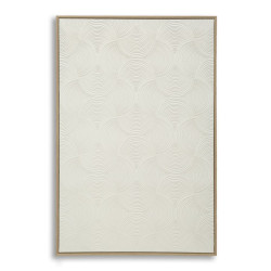 Cornisa dorada pintada sobre lienzo H – Lujo y refinamiento decorativo (50 x 3 x 70 cm)