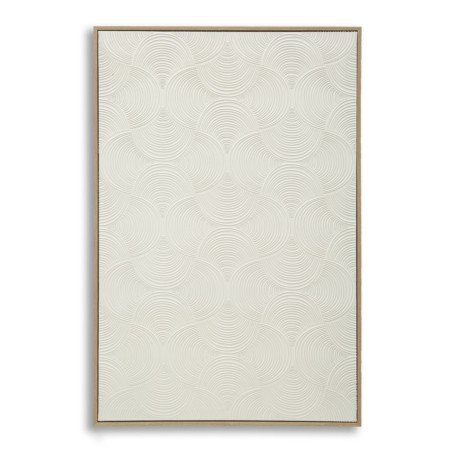 Corniche dorée peinte sur toile H – Luxe et raffinement décoratif (50 x 3 x 70 cm)