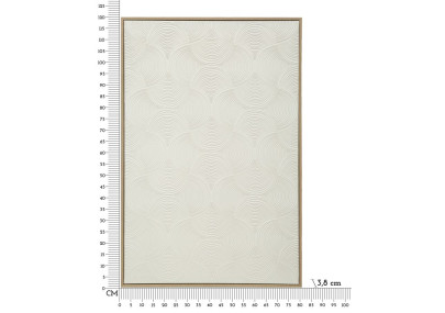 Cornice dorata dipinta su tela H – Lusso e raffinatezza decorativa (50 x 3 x 70 cm)