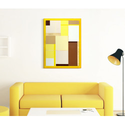 Impressione su tela laccata acrilica B – Design raffinato e di tendenza (60 x 3,3 x 80 cm)