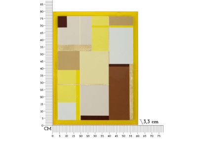 Impressione su tela laccata acrilica B – Design raffinato e di tendenza (60 x 3,3 x 80 cm)