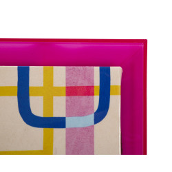 Títulos con impresión en lienzo lacado B – Elegante decoración de pared (60 x 3,3 x 80 cm)