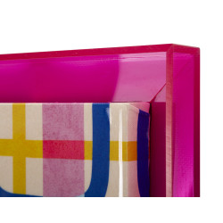 Moduli con stampa su tela laccata B – Elegante decorazione da parete (60 x 3,3 x 80 cm)