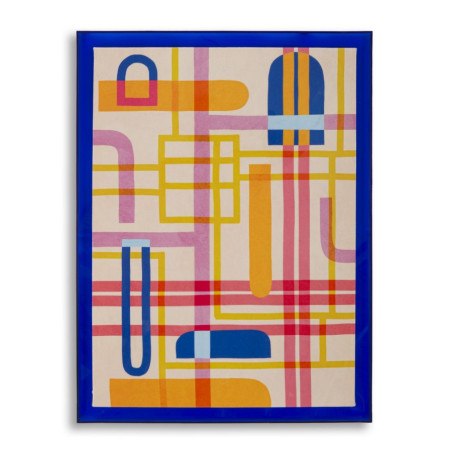 Impressão em tela Picassiy H – Arte moderna e dinamismo (50 x 3,3 x 70 cm)